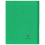 Clairefontaine kover book cahier piqûre avec rabats 210x297 96 pages 90g - couverture verte Clairefontaine kover book cahier piqûre avec rabats 210x297 96 pages 90g - couverture verte
