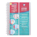 Clairefontaine kover book carnet vocabulaire reliure int�grale 11x17 100p lign� + marge centrale polypro ...