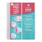 Clairefontaine kover book carnet vocabulaire reliure int�grale 14, 8x21 100p lign� + marge centrale polypro ...