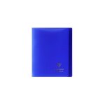 Clairefontaine koverbook cahier piqu� 17x22cm 96 pages grands carreaux bleu marine