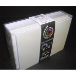 Clairefontaine paquet 40 enveloppe 11x16cm + 40 carte correspondance 11x15cm pollen mariage assortis ...
