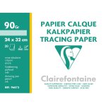 Clairefontaine poch. calque sup. 24x32 20f 90 / 95g
