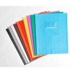 Clairefontaine prot�ge - cahier grain cuir 20 / 100�me 17x22 bleu victoria