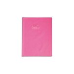 Clairefontaine prot�ge - cahier grain cuir 20 / 100�me 24x32 rose fuchsia