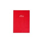 Clairefontaine prot�ge - cahier grain cuir 20 / 100�me 24x32 rouge groseille