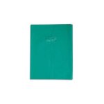 Clairefontaine prot�ge - cahier grain cuir 20 / 100�me 24x32 vert sapin