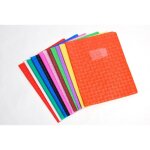 Clairefontaine prot�ge - cahier grain losange 18 / 100�me 17x22 bleu