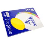 Clairefontaine ramette 50 feuilles papier 160g a4 210x297 mm certifié fsc jaune soleil Clairefontaine ramette 50 feuilles papier 160g a4 210x297 mm certifié fsc jaune soleil