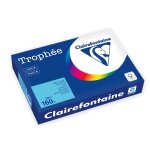 Clairefontaine ramette papier fsc a4 160g 250 feuilles bleu aliz