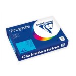 Clairefontaine ramette papier fsc a4 160g 250 feuilles bleu royal