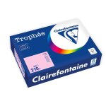 Clairefontaine ramette papier fsc a4 210g 250 feuilles rose