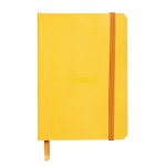 Clairefontaine rhodiarama carnet souple jonquille 10, 5x14, 8cm lign� 144p papier 90g fermeture elastique ...