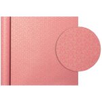 Clairefontaine rouleau de papier cadeau fleurs - sous film - 70 g - m2 - rose
