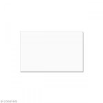 Clairefontaine sachet de 5 cartes pollen 82x128 blanc