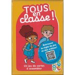 Tous en classe ! - un jeu de cartes a assembler