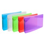 Classeur 10 x 15 cm crystal 2 anneaux dos 25 mm spécial fiches Classeur 10 x 15 cm crystal 2 anneaux dos 25 mm spécial fiches