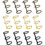 Classeur 3 anneaux, 12 pices anneaux de reliure fer, 15 mm diamtre intrieur petit classeur 3 couleurs ...