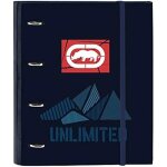 Classeur 4 anneaux ecko unltd. peaks - safta - 35cm - 100 feuilles a4 - bleu