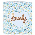 Classeur a4 moos lovely 33 cm - cmp - avec anneaux - blanc