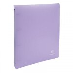 Classeur - a4 + - polypro - 4 anneaux - mauve - chromaline - exacompta