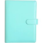 Classeur �� anneaux a5 en cuir, couverture de carnet de notes en cuir pu organiseur de planificateur ...