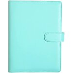 Classeur a anneaux a5 en cuir, couverture de carnet de notes en cuir pu organiseur de planificateur de ...