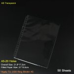 Classeur a anneaux pour documents , protecteur de feuilles a3, sac en pvc transparent, a2, a4,  sac de ...