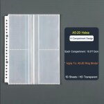 Classeur a anneaux pour documents , protecteur de feuilles a3, sac en pvc transparent, a2, a4,  sac de ...