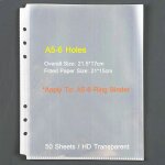Classeur a anneaux pour documents , protecteur de feuilles a3, sac en pvc transparent, a2, a4,  sac de ...