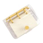 Classeur a anneaux en pvc, carnet de voyage, carnet de poche epais, 3 trous pour le bureau