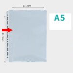 Classeur a anneaux transparents , pochette de recharge, cartes photo, carnet de notes, journal intime, ...