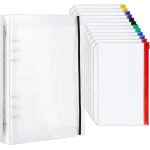 Classeur budget, trieur budget 1 pices budget binder a5 et 12 pices multicolore 6 trous pochette, budget ...