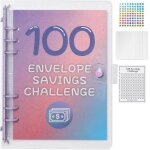 Classeur de défi d'économies d'argent 100 enveloppes, feuille budget dépenses pour budgétiser et economiser ... Classeur de défi d'économies d'argent 100 enveloppes, feuille budget dépenses pour budgétiser et economiser ...