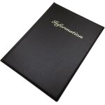 Classeur din a 4 d'information avec 12 compartiments / film ouverture en haut et sur le ct / mj de ...