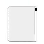 Classeur de documents a5 horizon a7, pocommuniste, fermeture eclair, dossiers pour cahier a 6 anneaux, ...