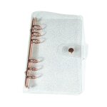 Classeur etanche l�ger a5 a6 a 6 trous, coque de livre de croquis en pvc souple pour l'�cole