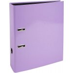 Classeur a levier - 2 anneaux - polypro - dos 80 mm - mauve - exacompta