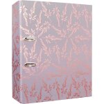 Classeur a levier a4 75 mm - design mtallique - rose gold flowers, a4 +