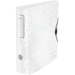 Classeur a levier a4 active, dos arrondi 82mm, fixation elastique, polyfoam léger, blanc Classeur a levier a4 active, dos arrondi 82mm, fixation elastique, polyfoam léger, blanc
