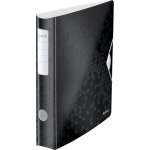 Classeur a levier a4 active, noir, dos arrondi 65mm, fixation elastique, polyfoam léger Classeur a levier a4 active, noir, dos arrondi 65mm, fixation elastique, polyfoam léger