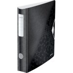 Classeur a levier a4 active, noir, dos arrondi 65mm, fixation elastique, polyfoam léger Classeur a levier a4 active, noir, dos arrondi 65mm, fixation elastique, polyfoam léger