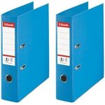Classeurs a levier a4 n1, bleu clair, dos de 75 mm, plastique, lot de 2, gamme vivida