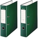 Classeur a levier, jaquette de plastique recouvert, a4 - dos 7, 5 cm - vert (lot de 2) Classeur a levier, jaquette de plastique recouvert, a4 - dos 7, 5 cm - vert (lot de 2)