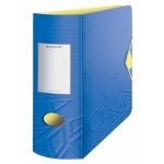 Classeur a levier - leitz - urban chic - bleu - a4 - 500 feuilles max - mcanisme brevet