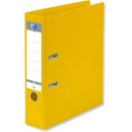 Classeur �� levier smart pro + a4xl dos 80mm 2 anneaux couverture polypro rembord��e jaune