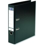 Classeur a levier smart pro + a4xl dos 80mm 2 anneaux couverture polypro remborde noir