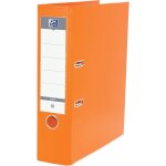 Classeur a levier smart pro + a4xl dos 80mm 2 anneaux couverture polypro remborde orange, 28, 3x32x8 ...