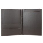 Classeur multifonctions en cuir pu a4, organisateur de fournitures de bureau, gestionnaire de documents, ...