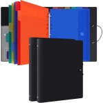 Classeur avec pochettes perfores pour documents format a4 pochette plastique, trieur document pochette ...
