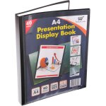 Classeur de prsentation a 40 pochettes en plastique - format a4 - 80 vues